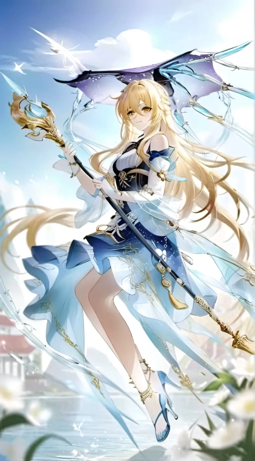ai character: Lumine background