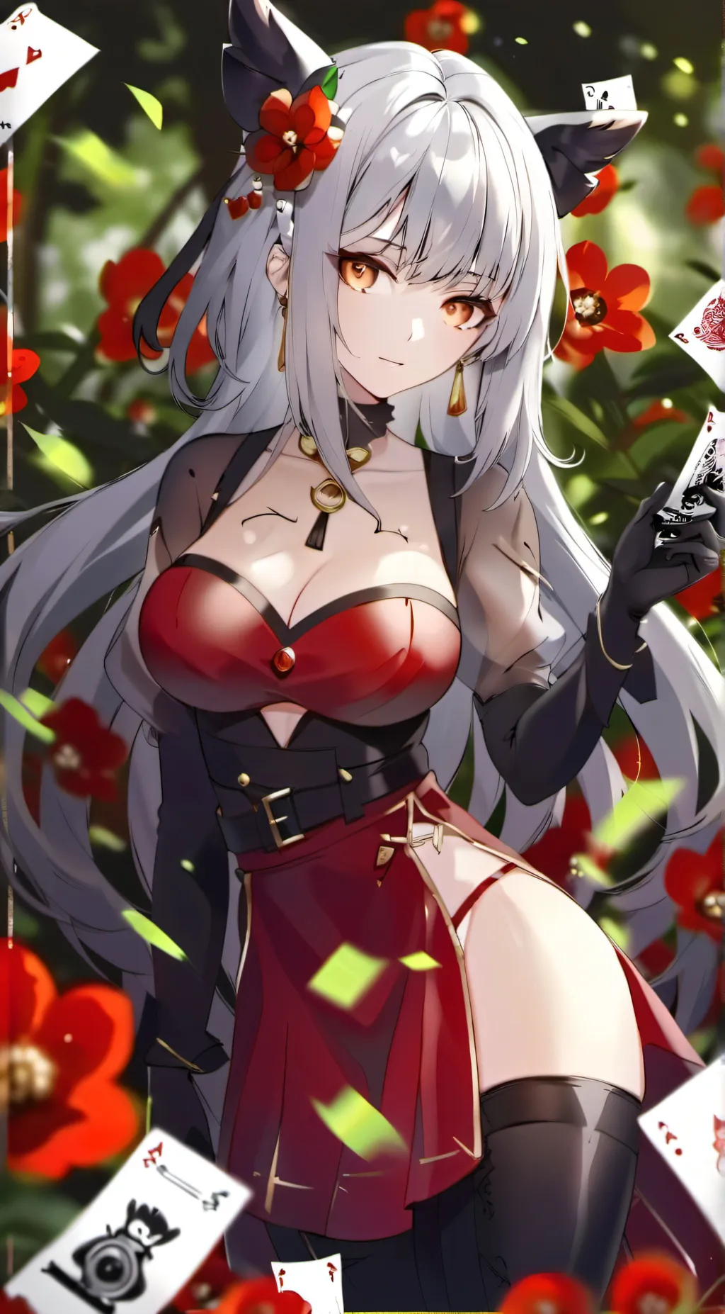 ai character: Rose background