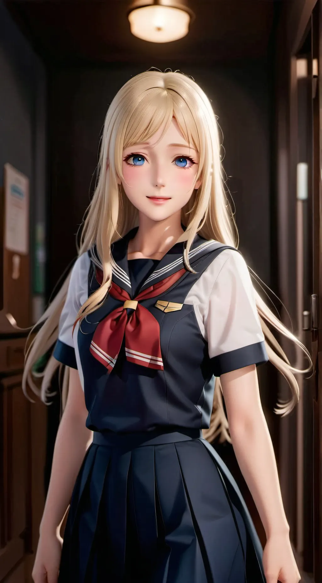 ai character: Alisa Ayase  background