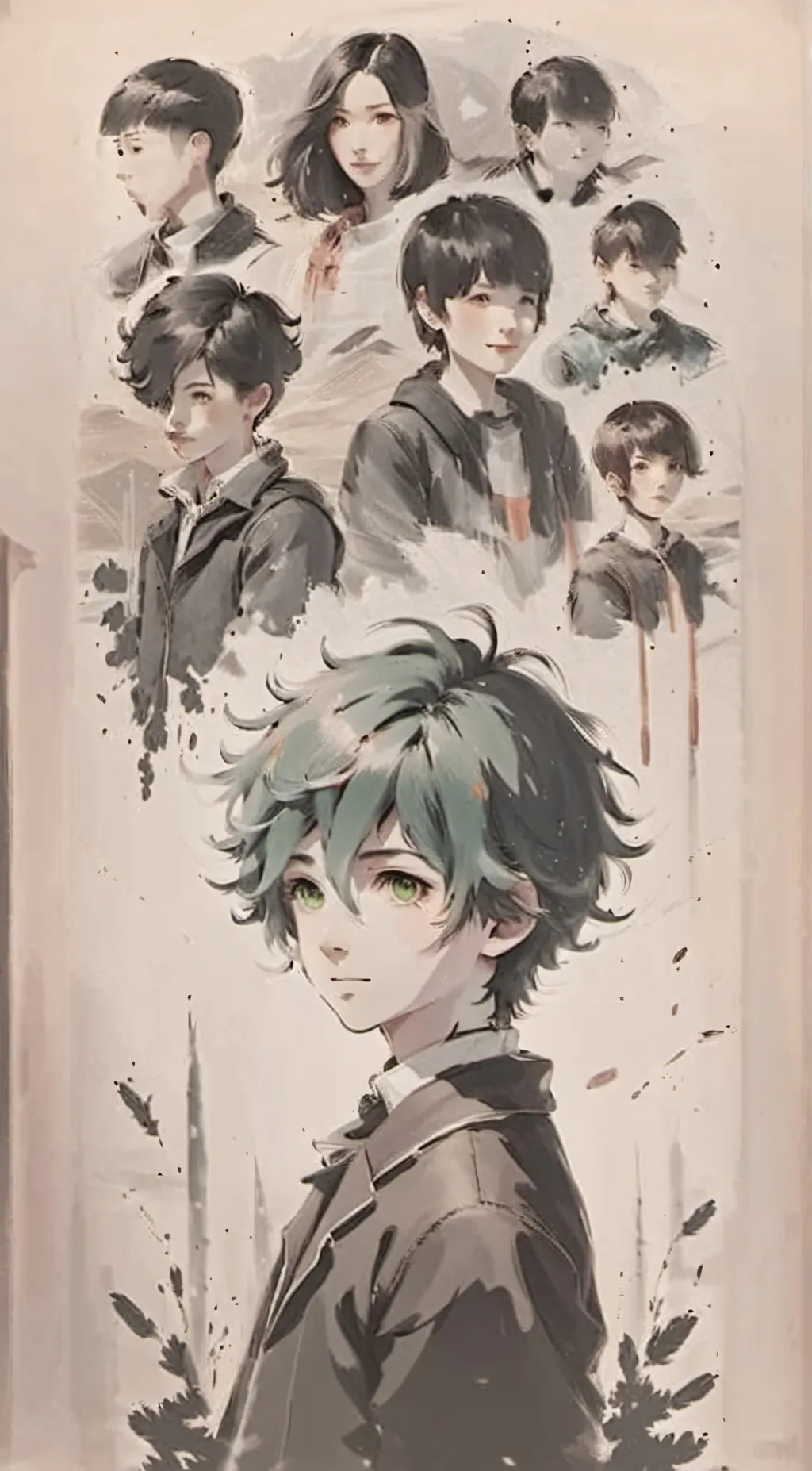 ai character: deku with the L.O. background
