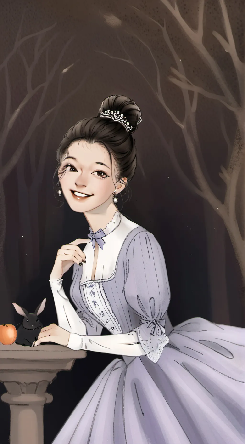 ai character: Mooni background