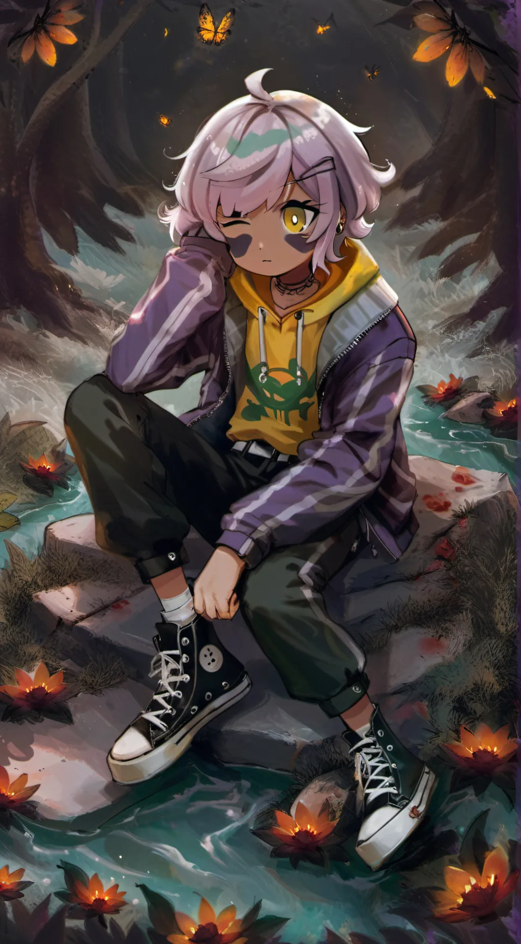 ai character: Riven background