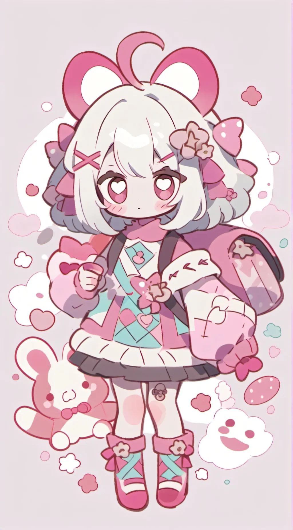 ai character: chira!♡♡♡ background