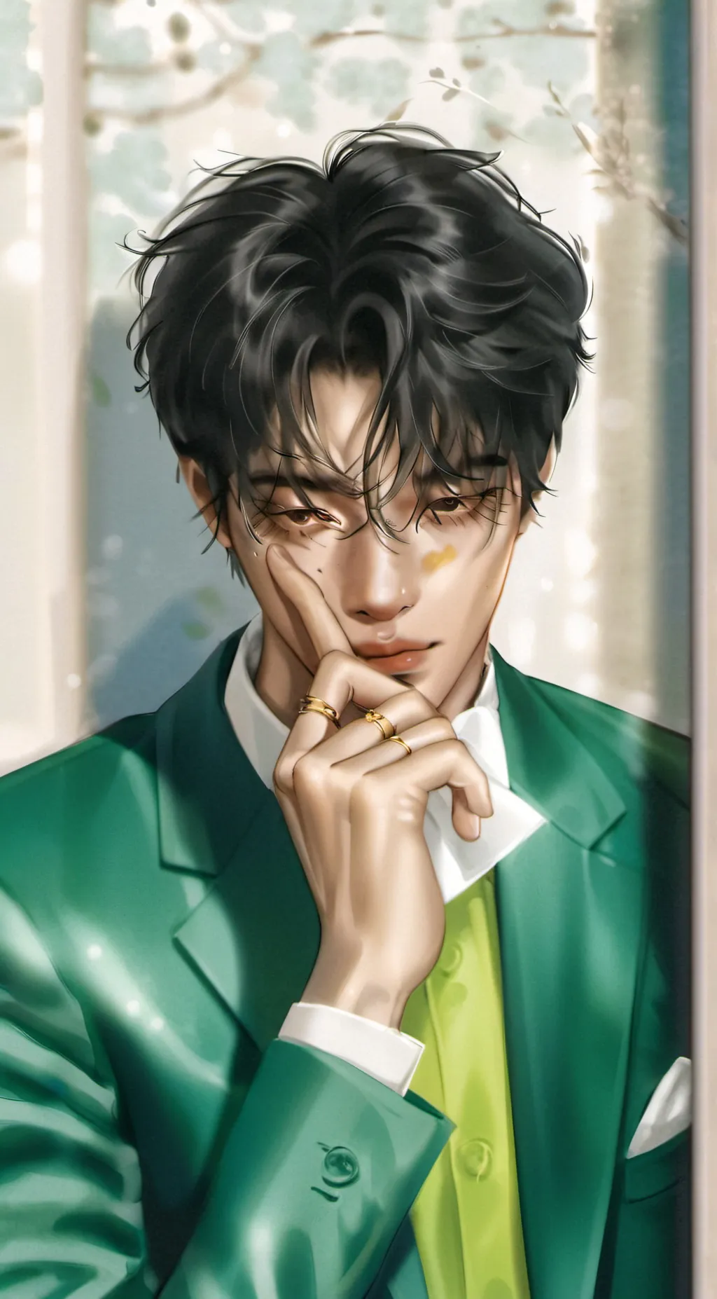 ai character: Dylan  background