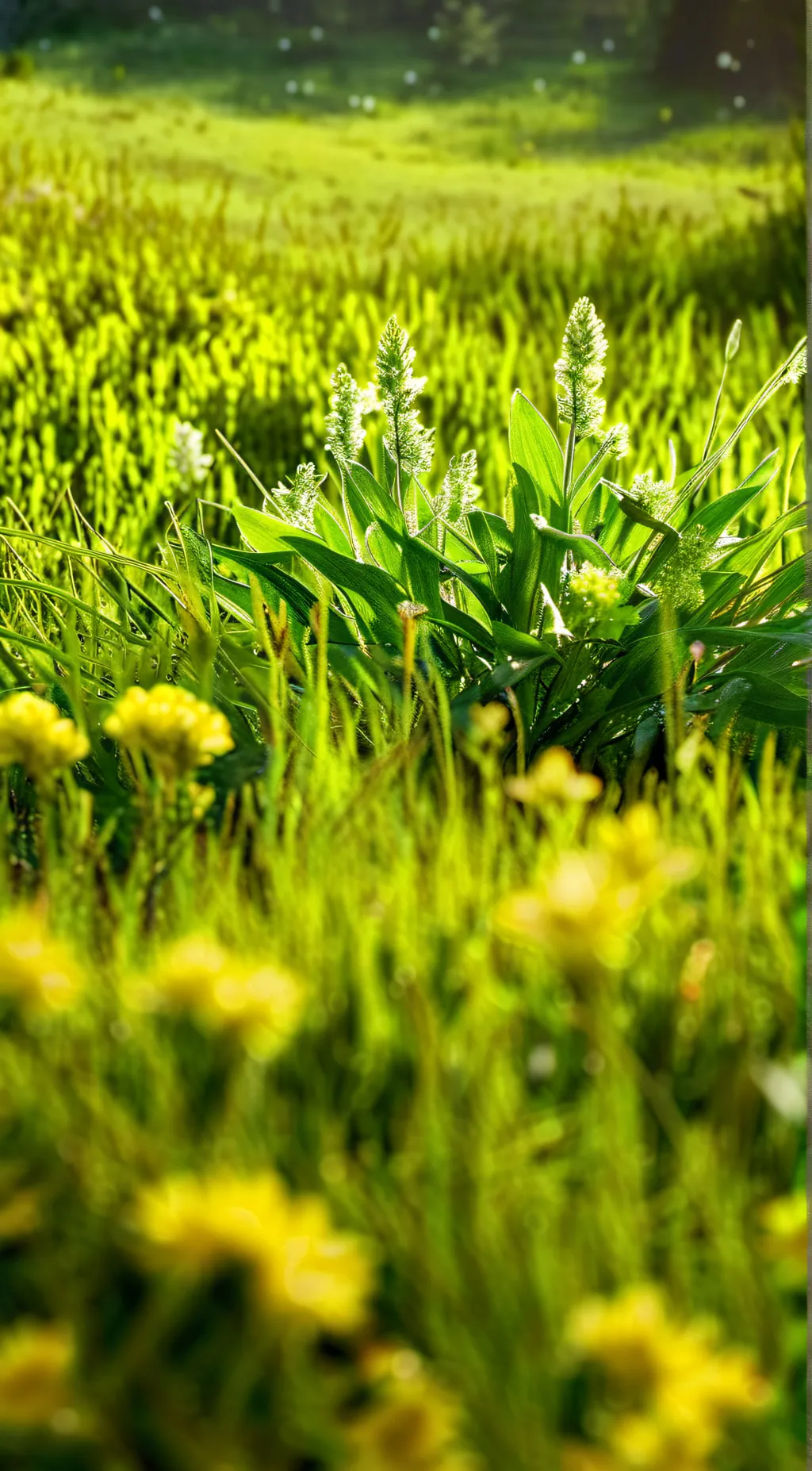 ai character: grass background