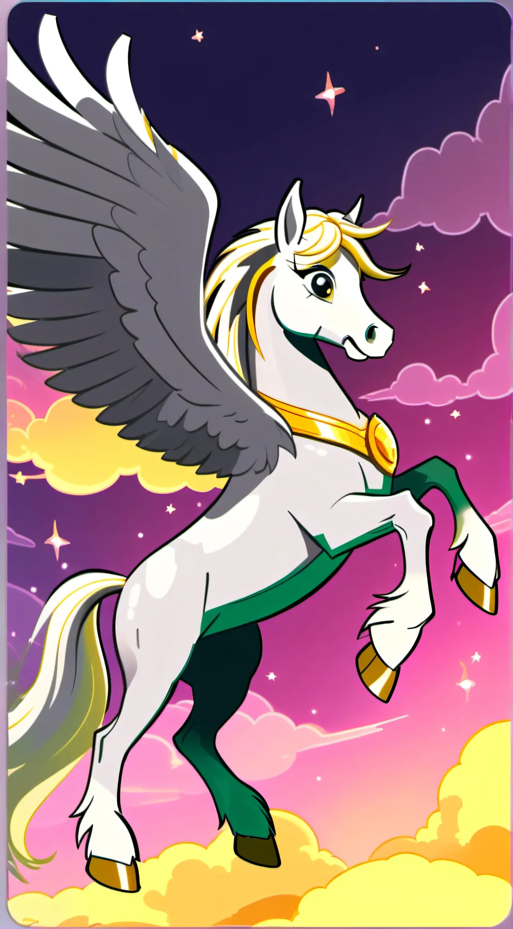 ai character: Derpy hooves  background