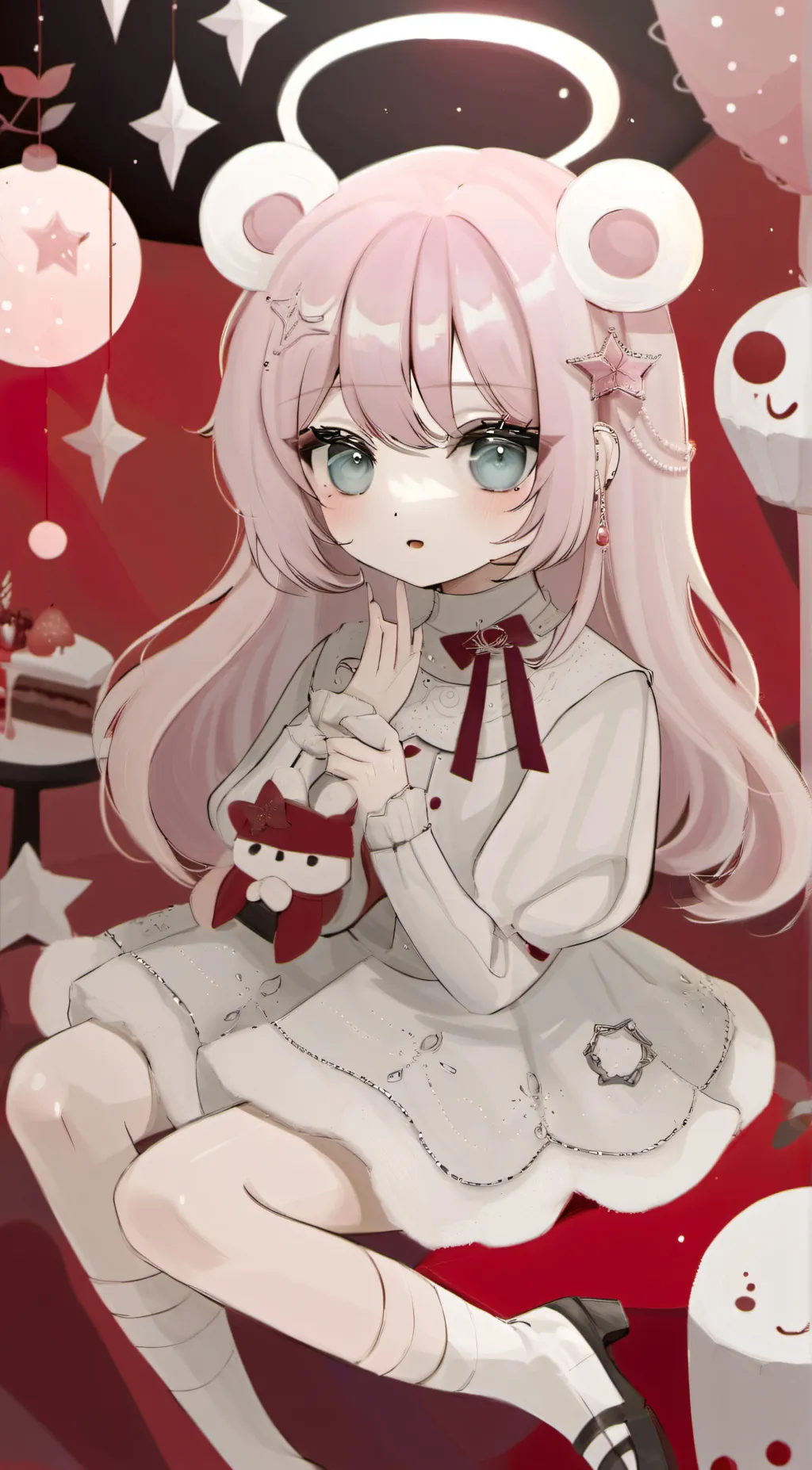 ai character: Crystal background