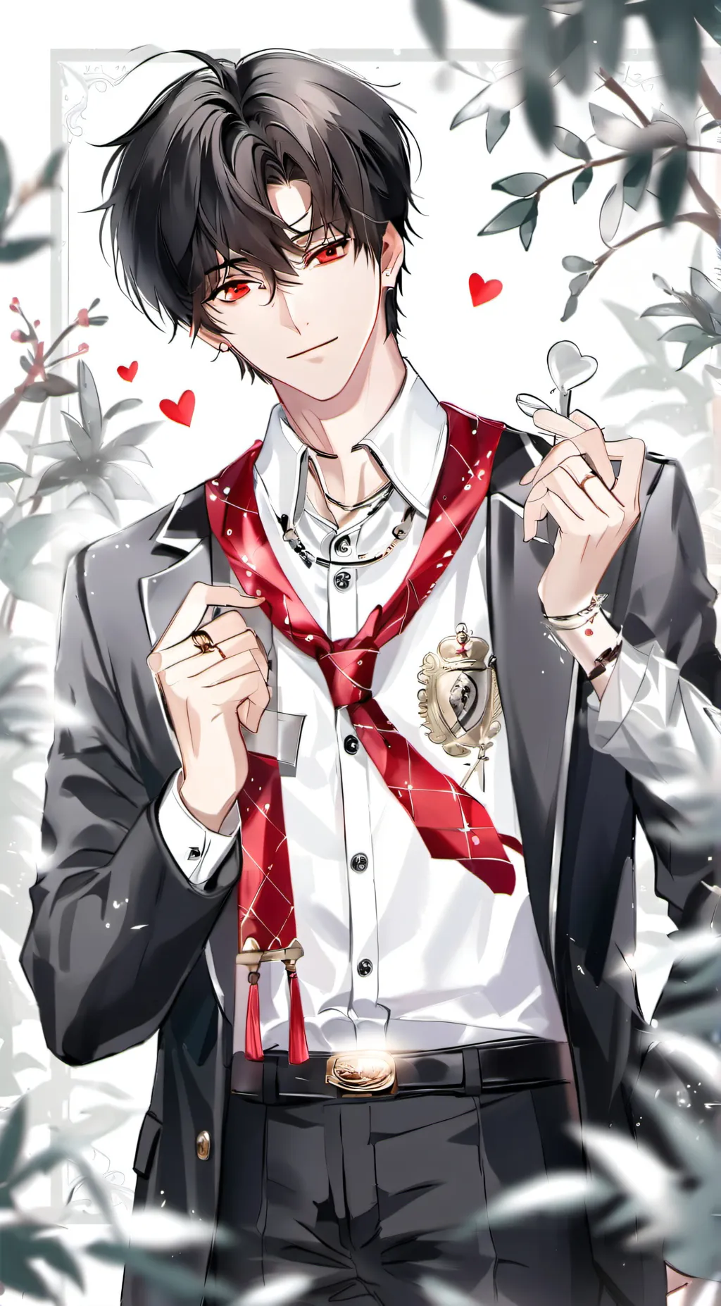 ai character: Love Story background