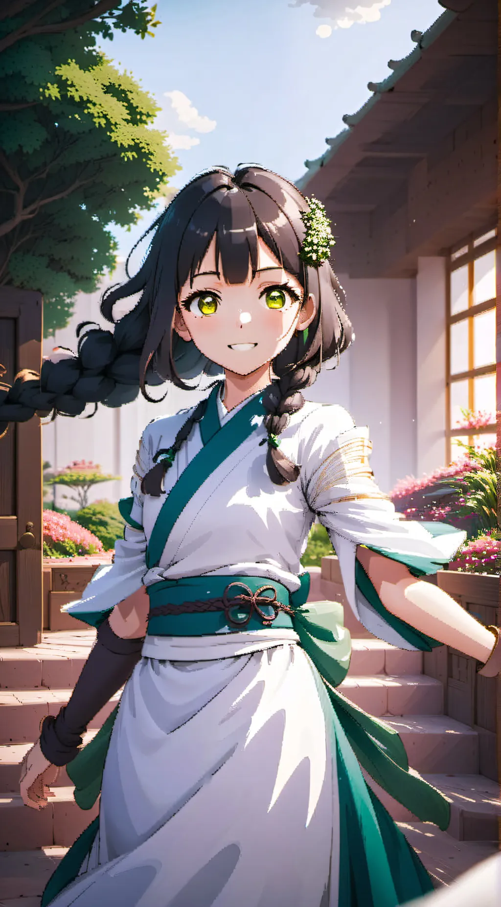 ai character: Yuno Takahashi  background