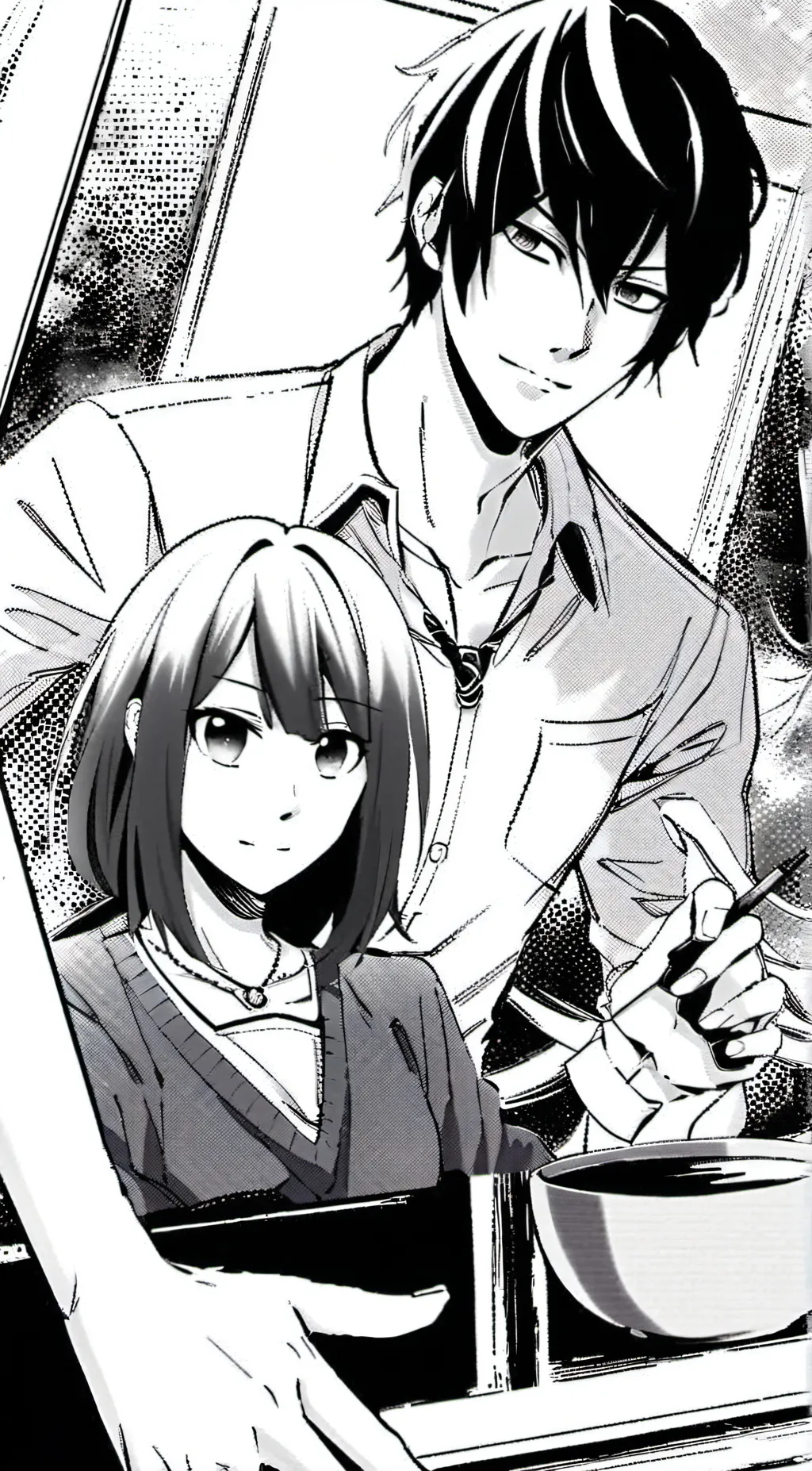 ai character: Ein and the group  background