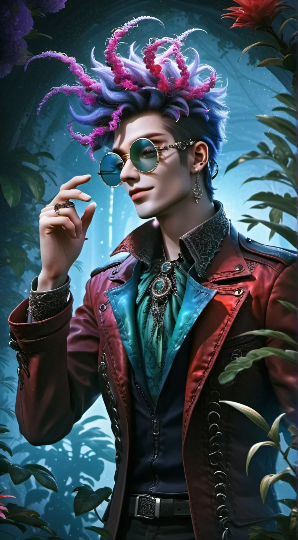 ai character: The Gardener  background