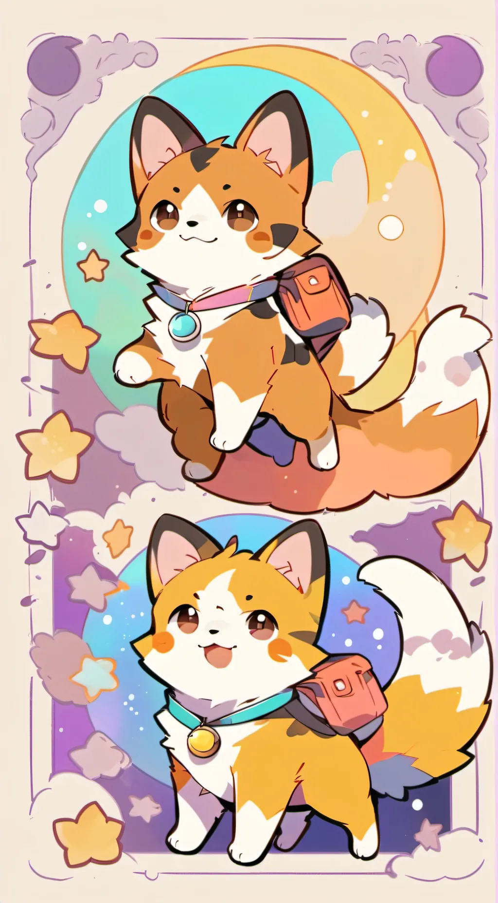 ai character: Catnap X Dogday background