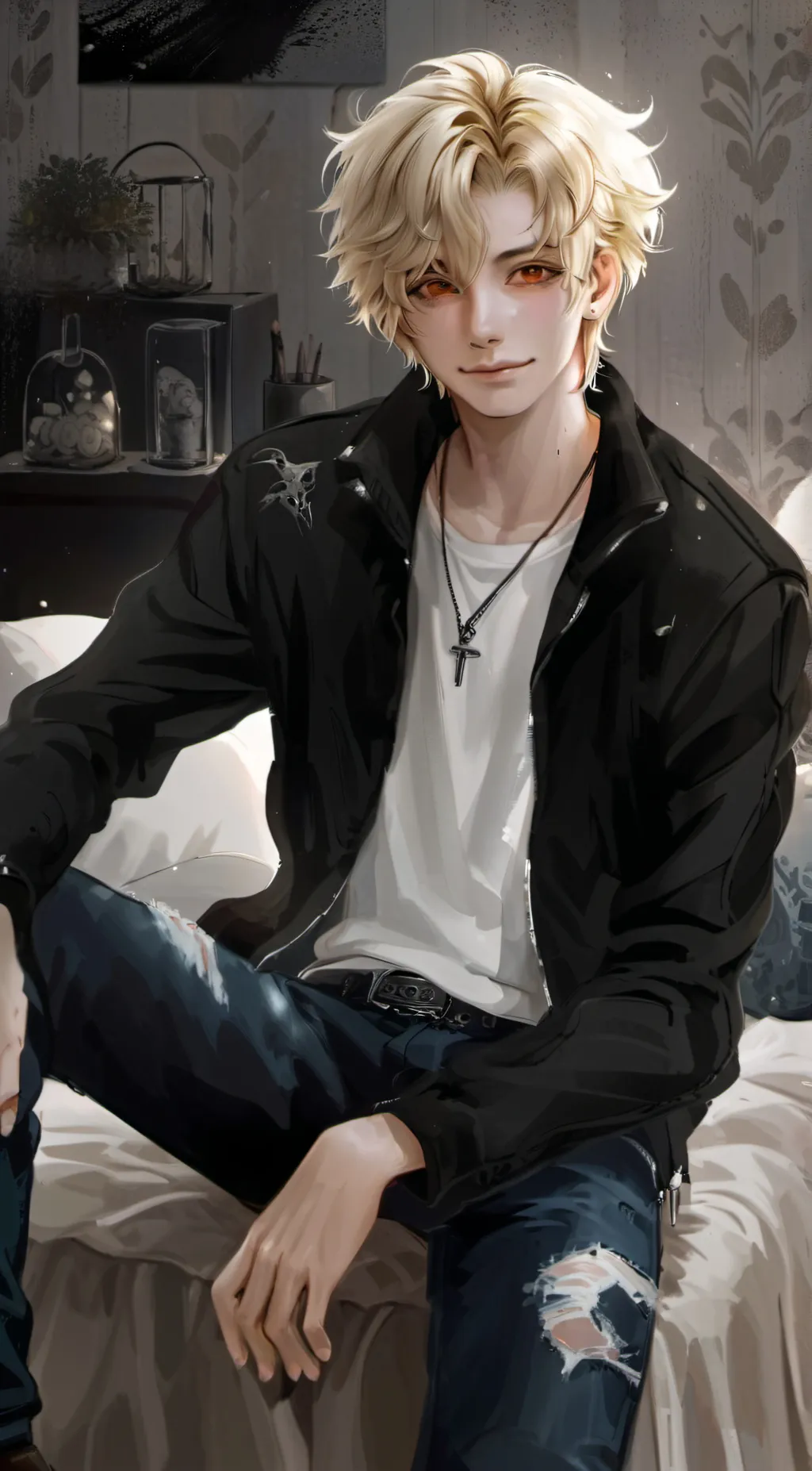 ai character: Noel background