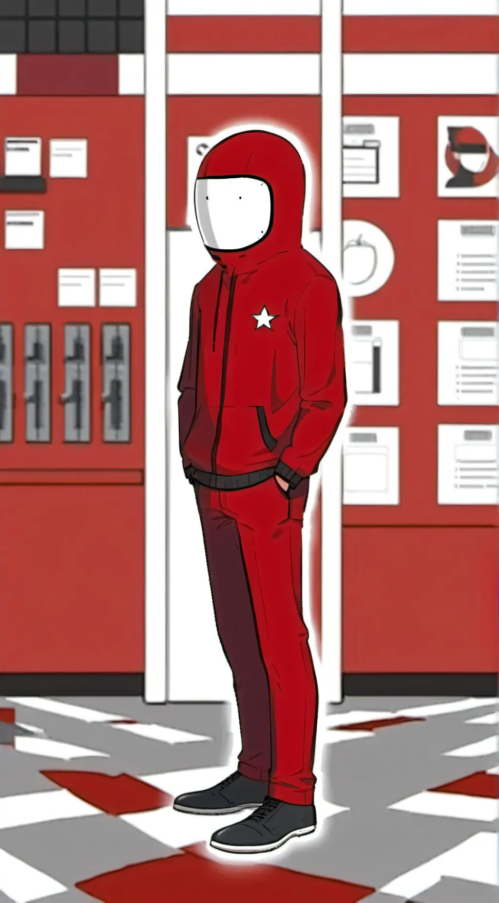 ai character: among Us background