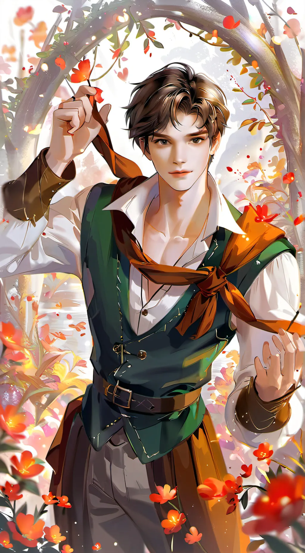 ai character: Peter Pan background