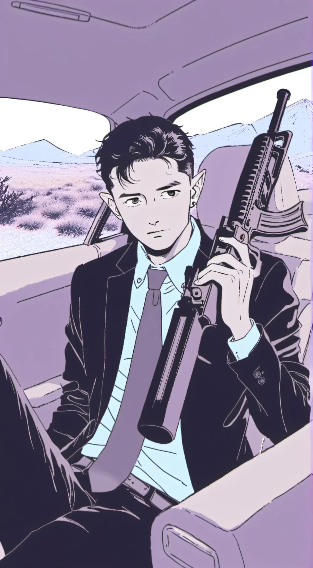 ai character: Clyde Barrow  background