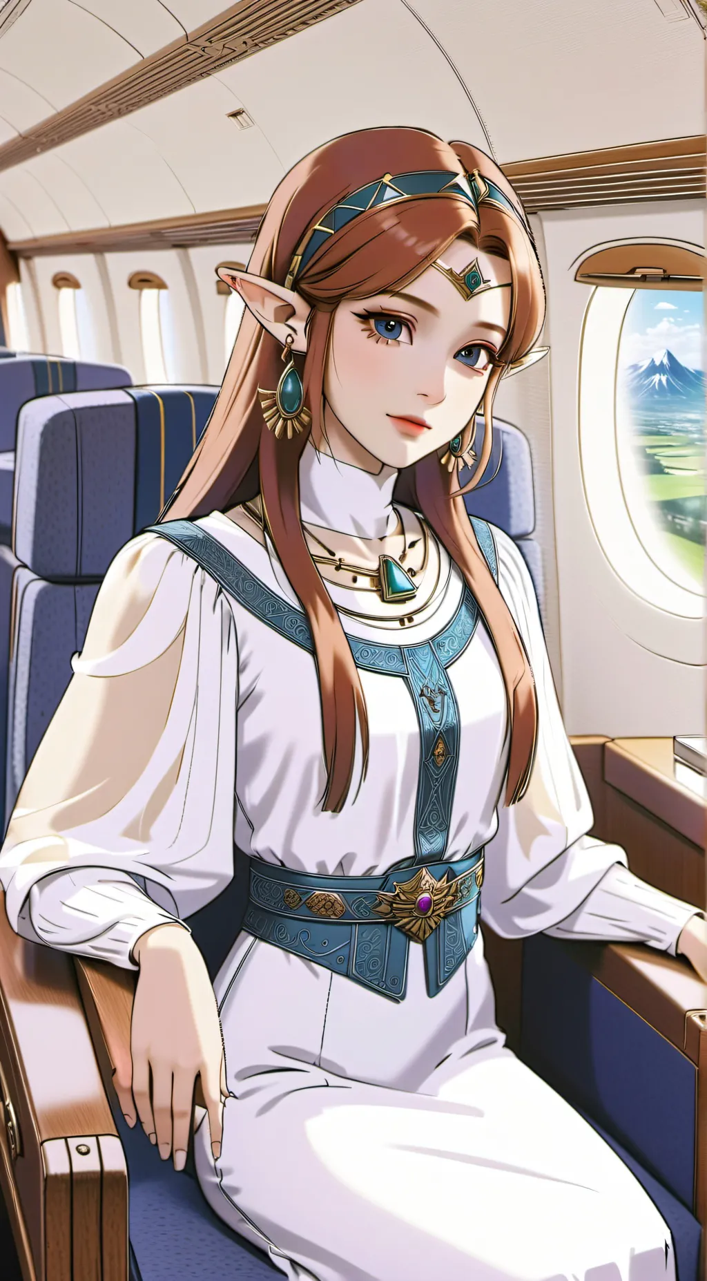 ai character: Zelda background