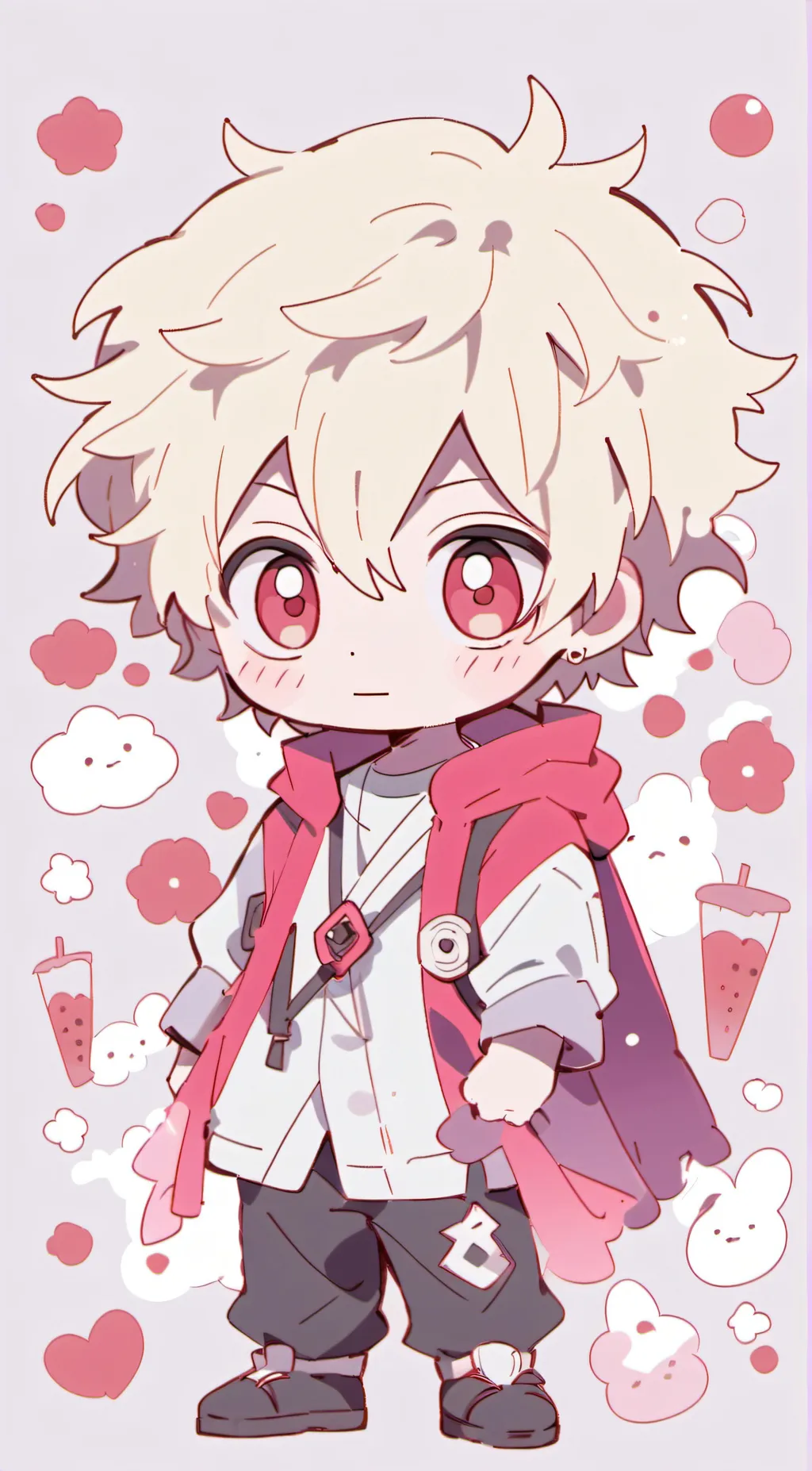 ai character: Bakugo  background