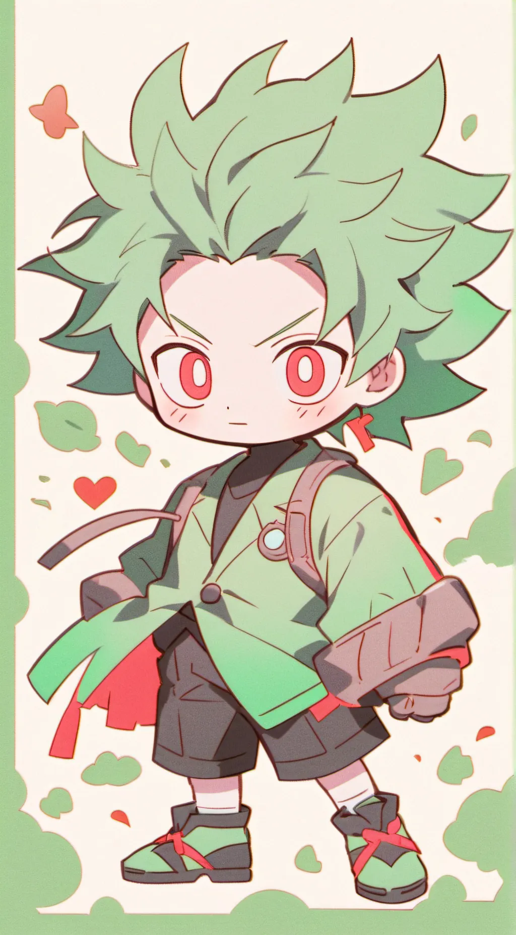 ai character: Mha React to You background