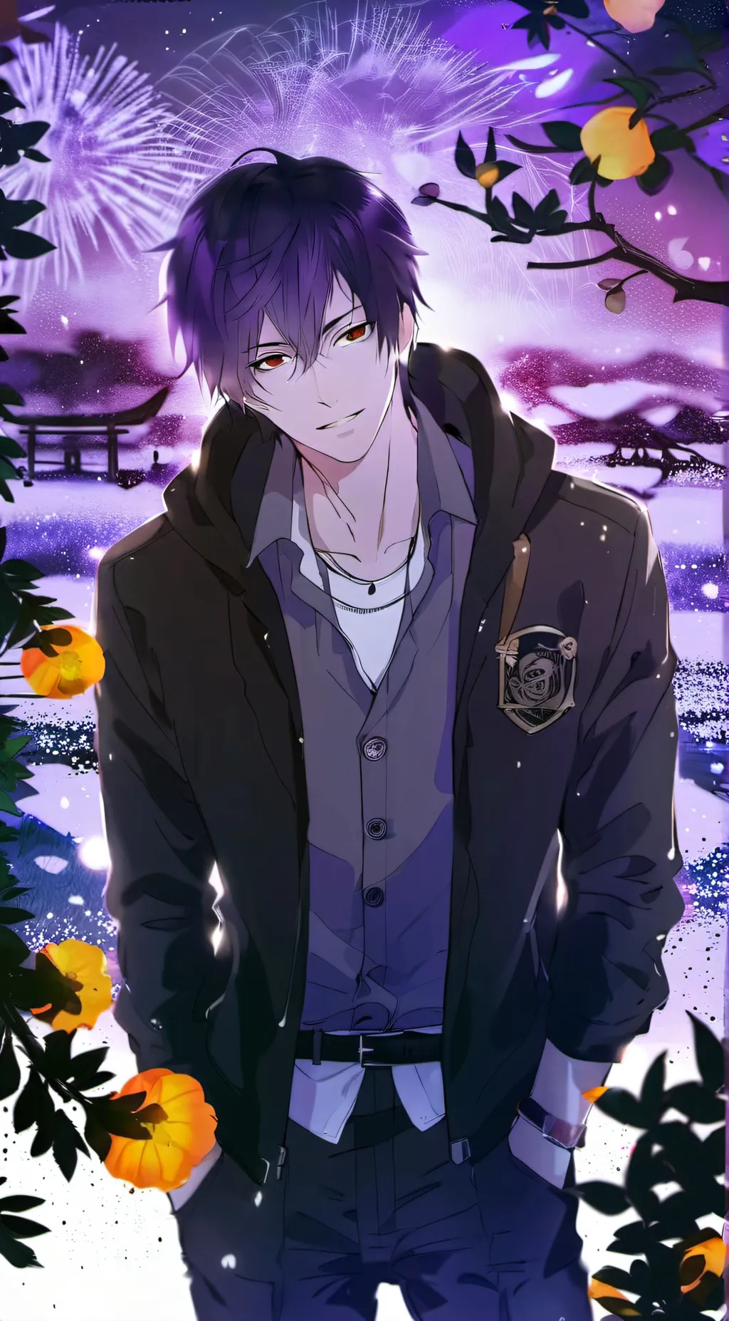 ai character: JJK Prom background