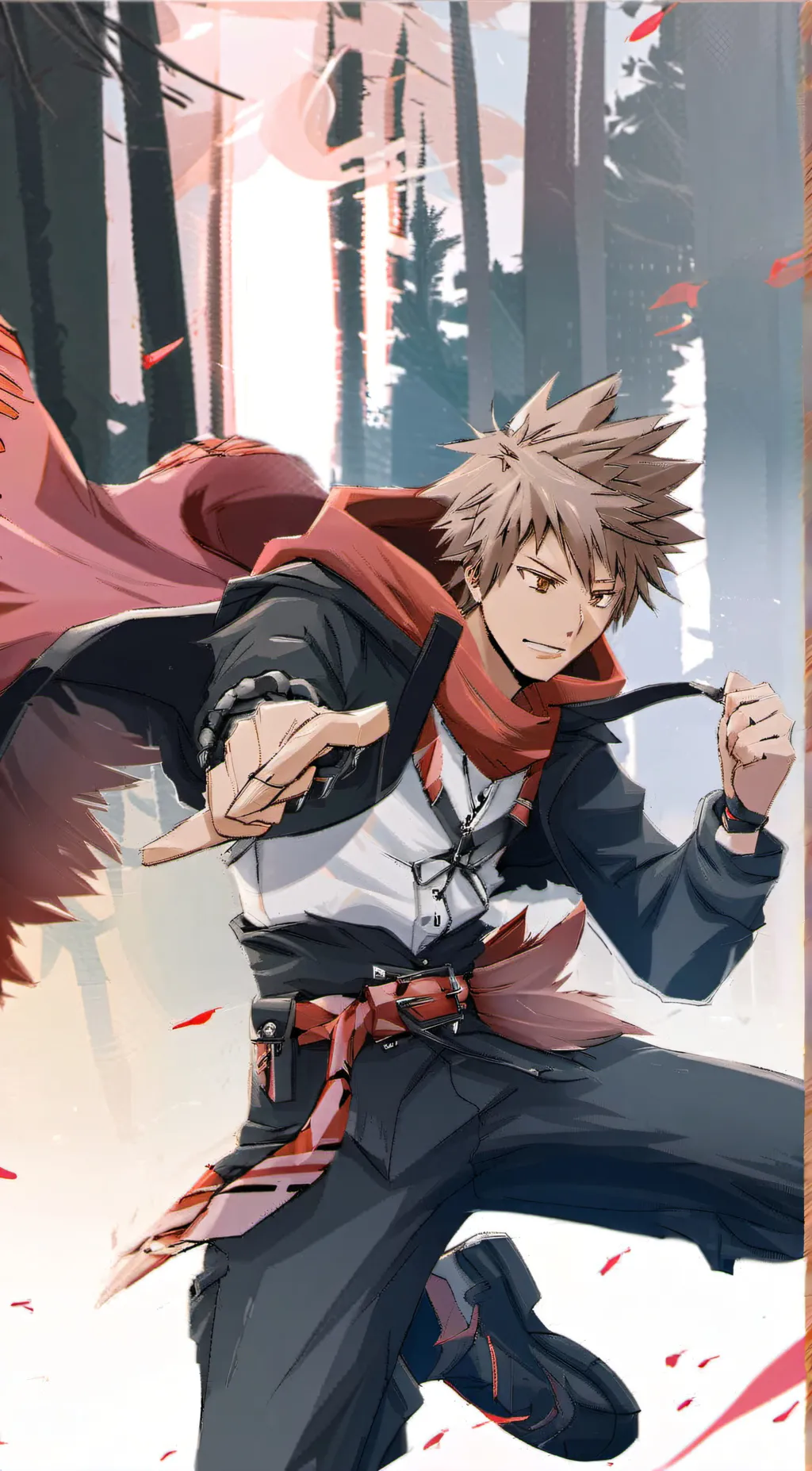 ai character: Bakugou/father background