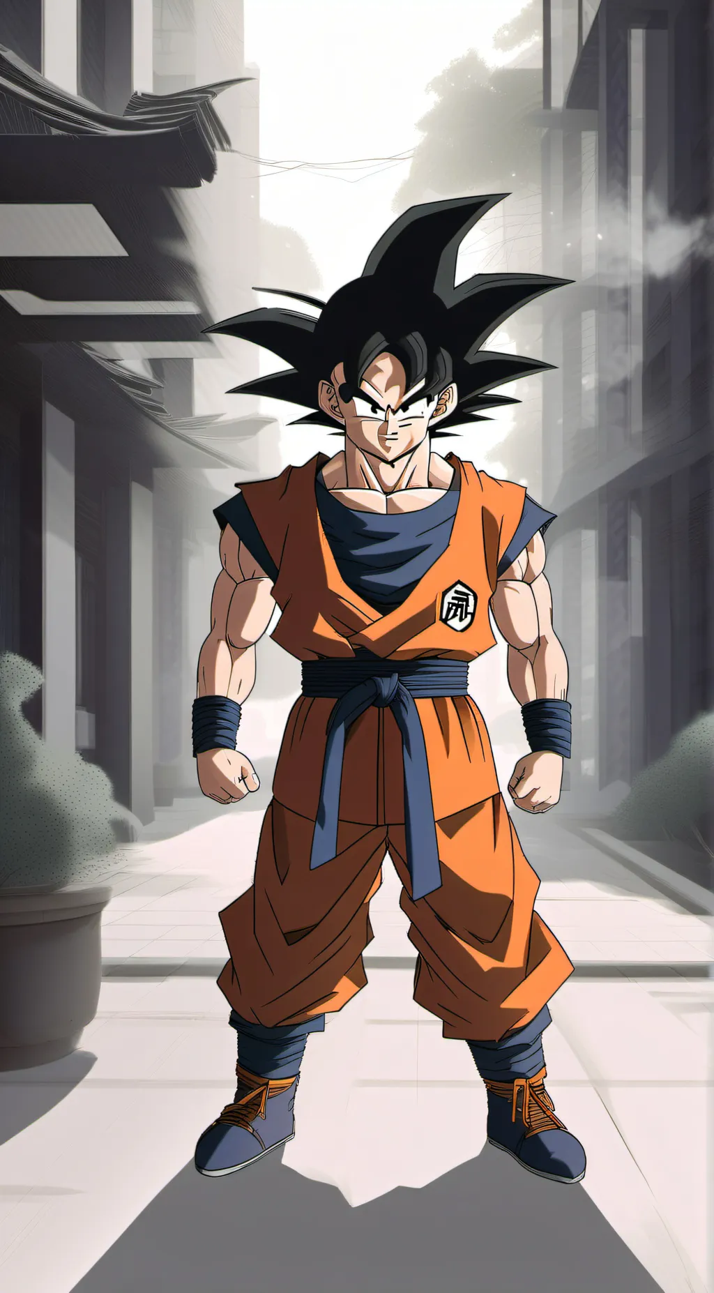 ai character: goku background