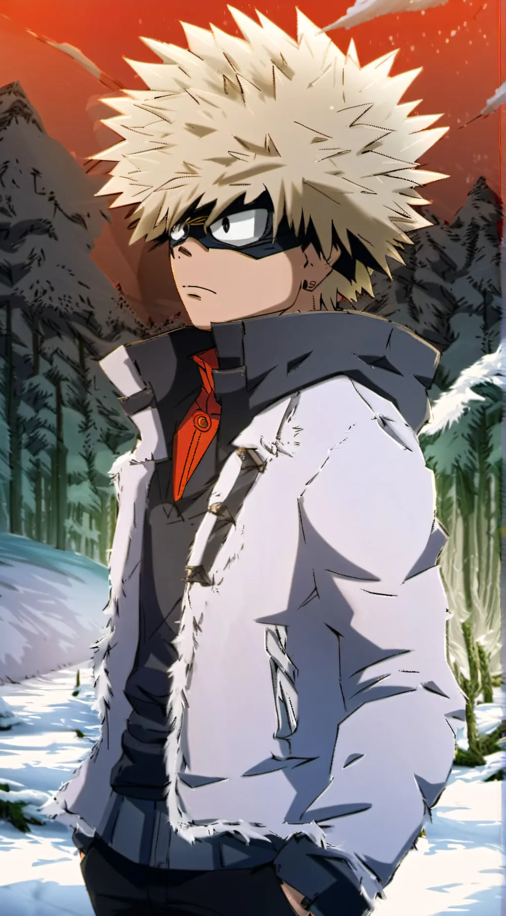 ai character: katzuki bakugou background