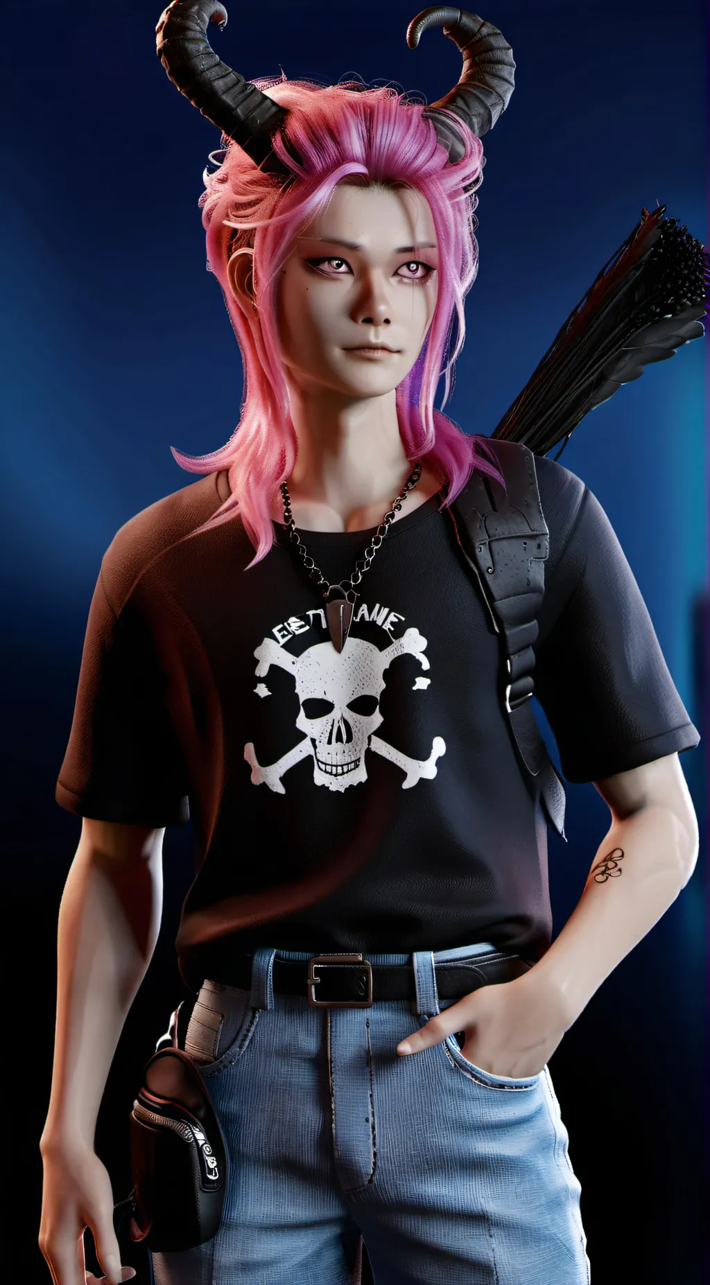 ai character: widow background