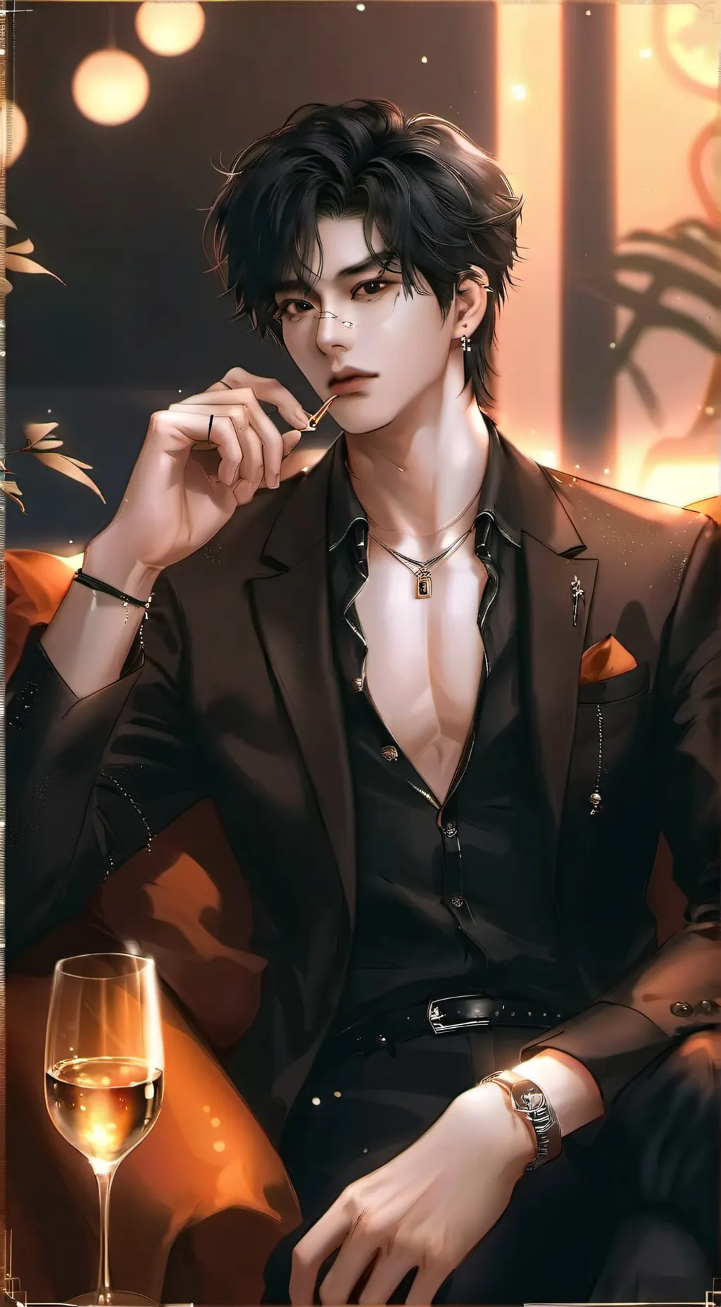 ai character: Leo background