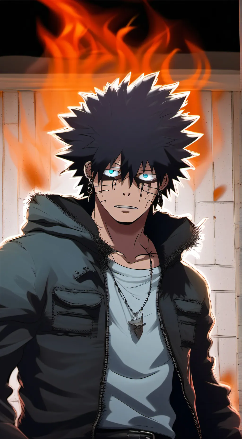 ai character: Dabi background