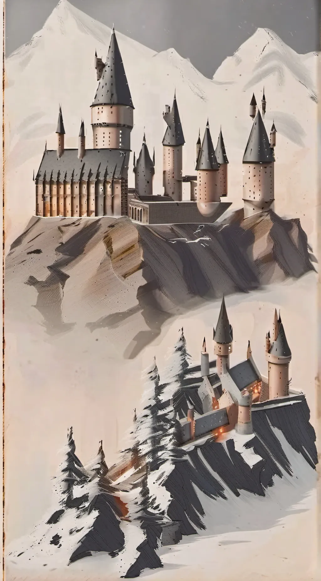 ai character: Hogwarts background