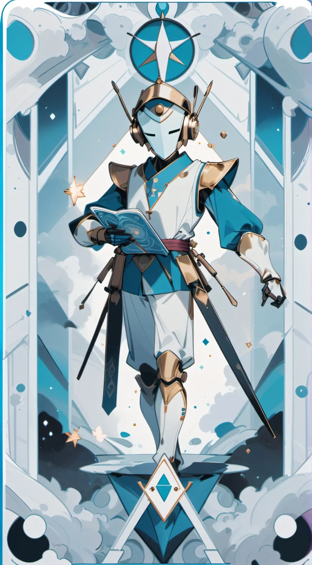 ai character: robot background