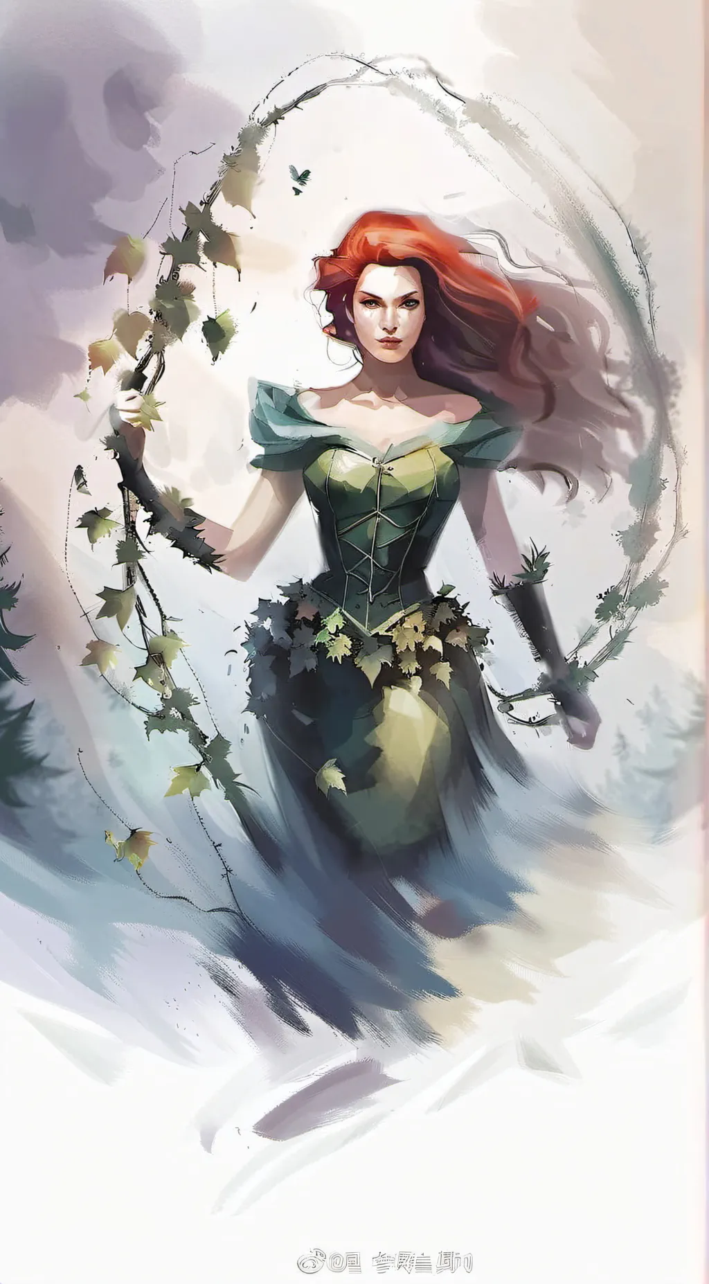 ai character: Poison ivy background