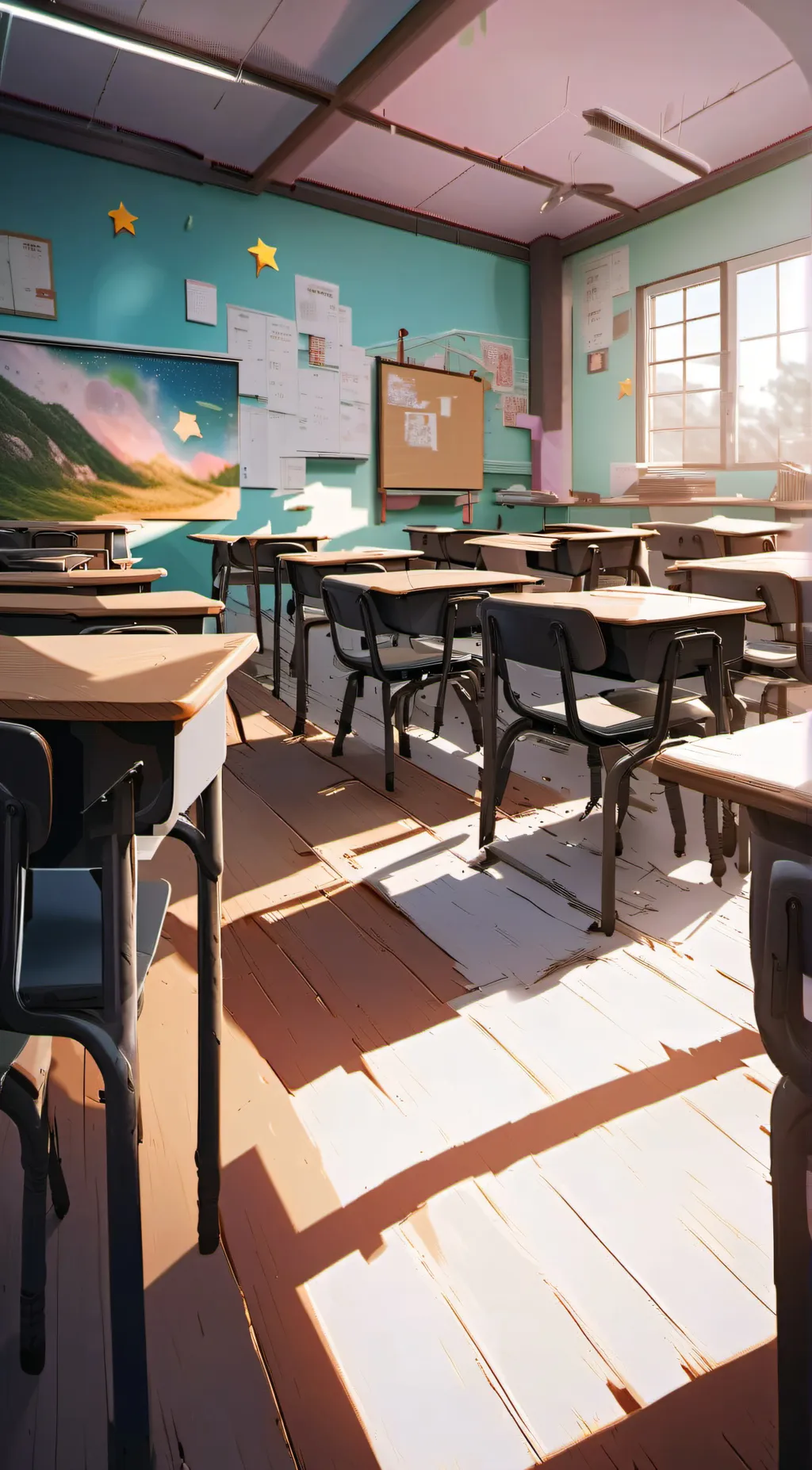 ai character: Class 1-A rap.  background