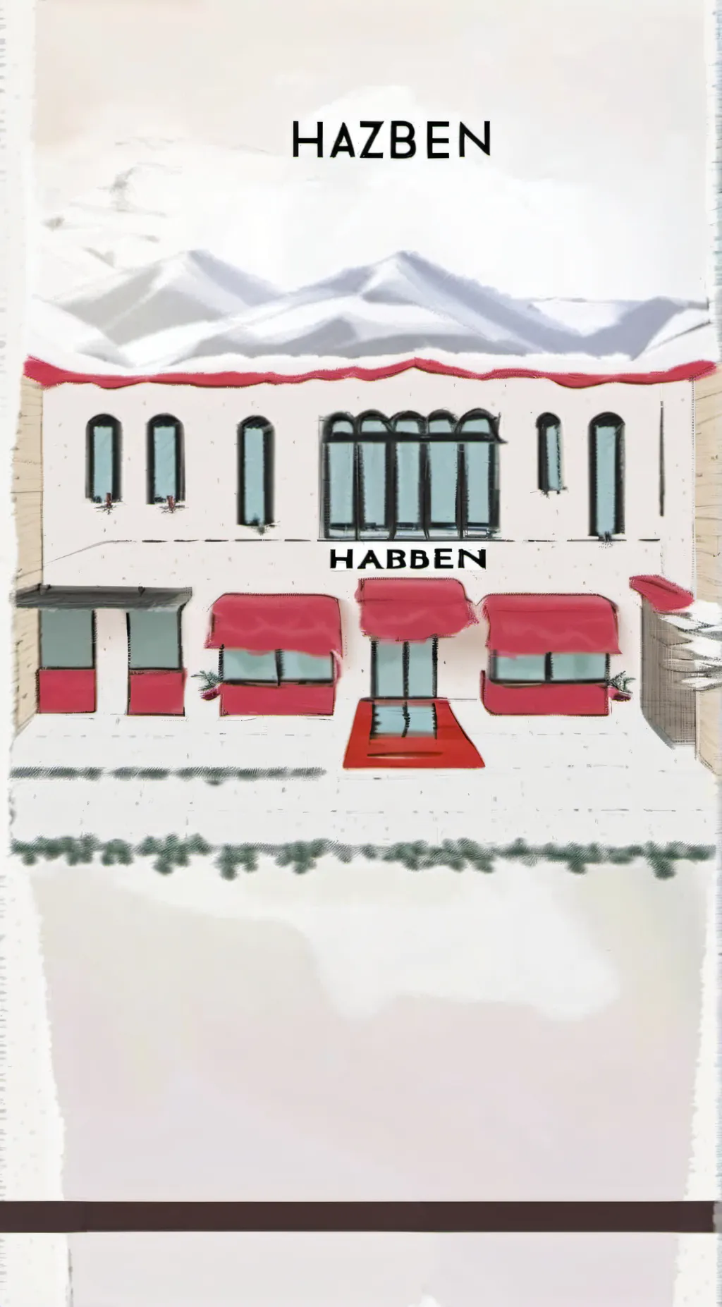 ai character: Hazben hotel background