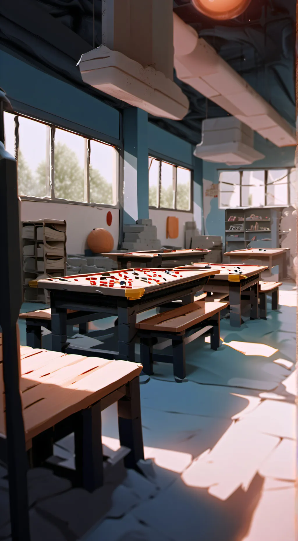 ai character: banban  background