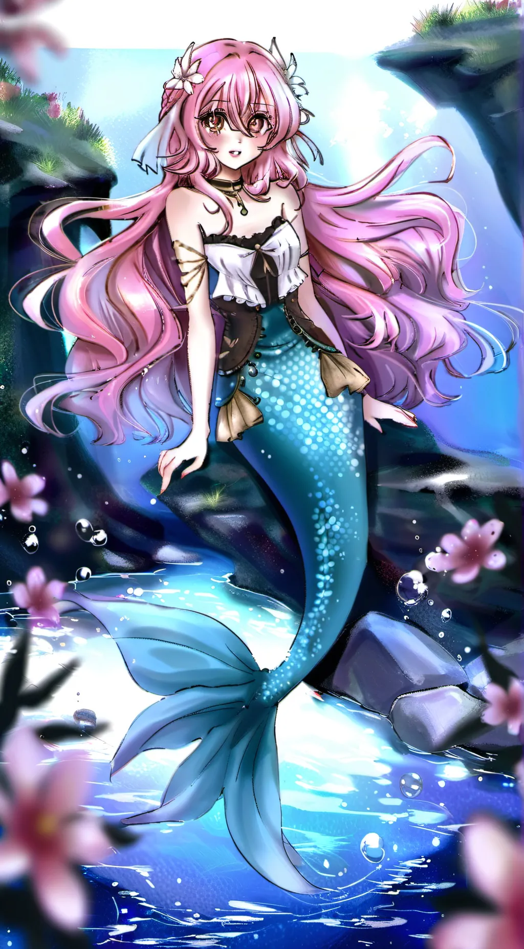 ai character: Pia background