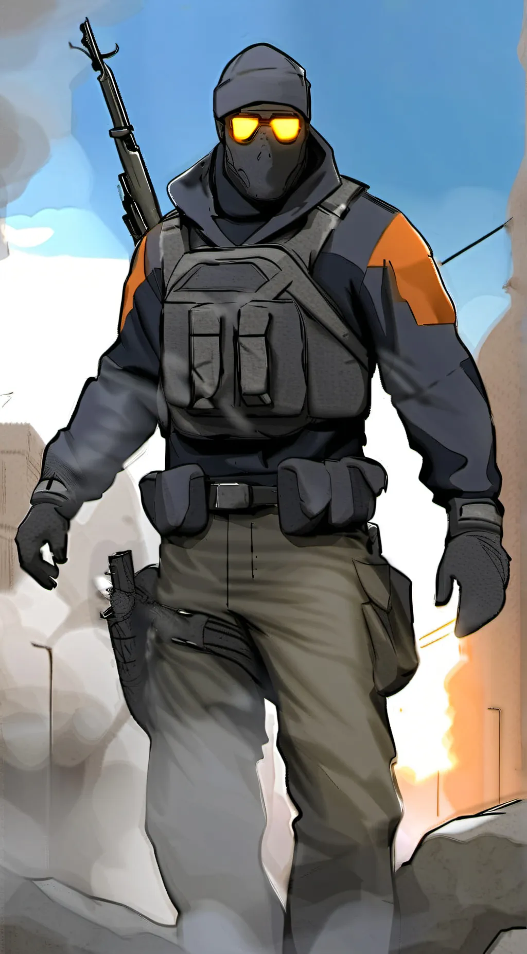ai character: COD background