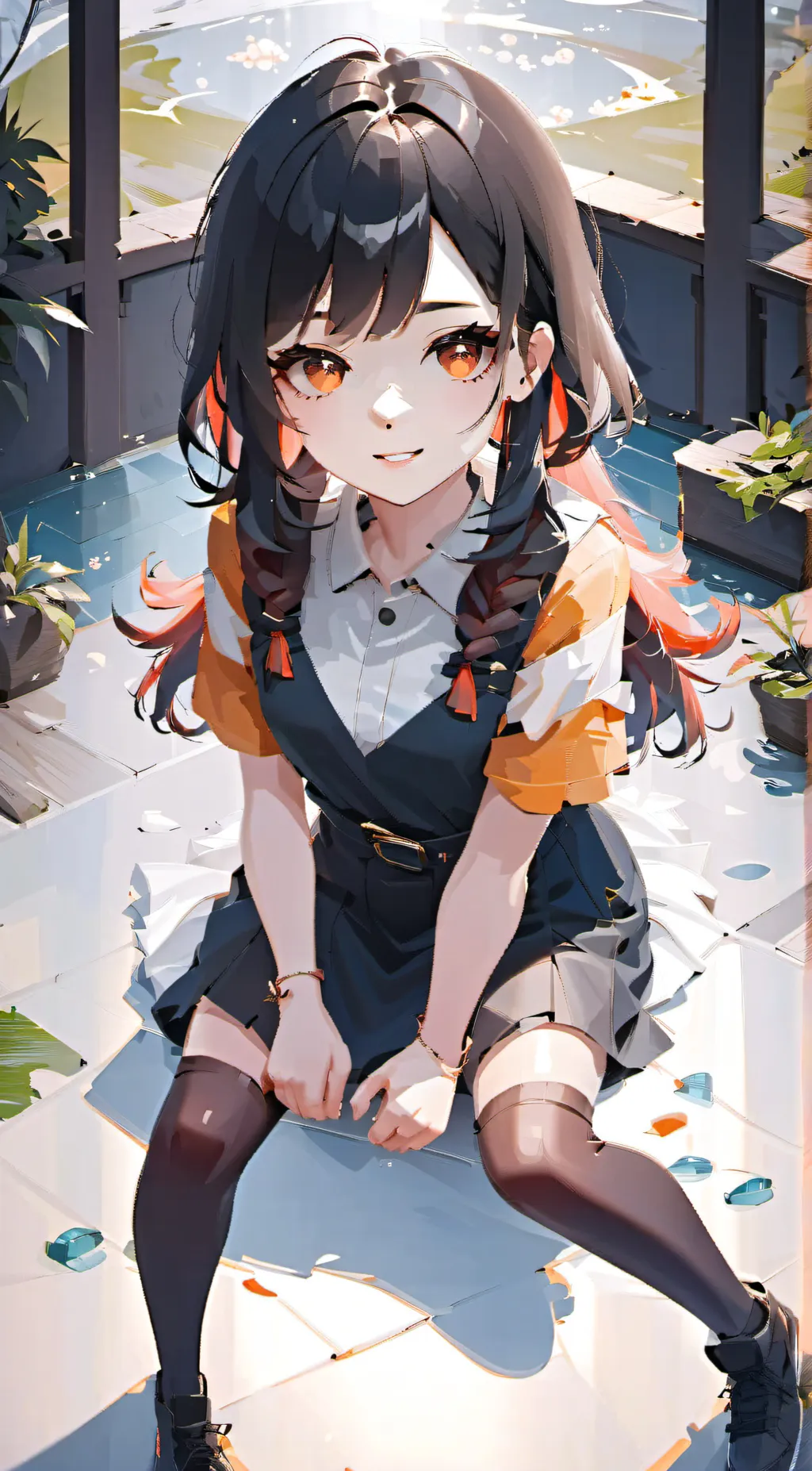 ai character: Katie  background