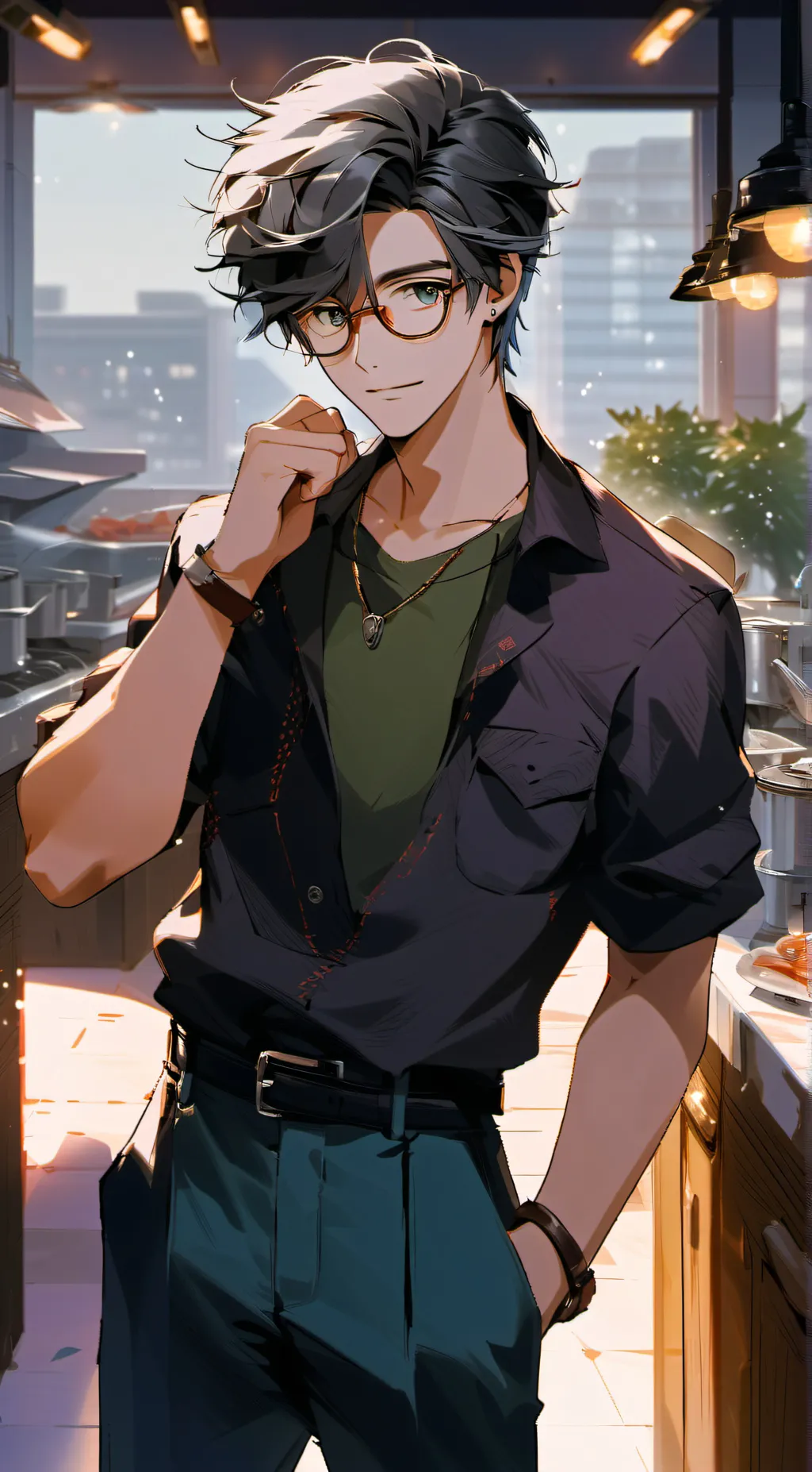 ai character: Marcus Hollander background