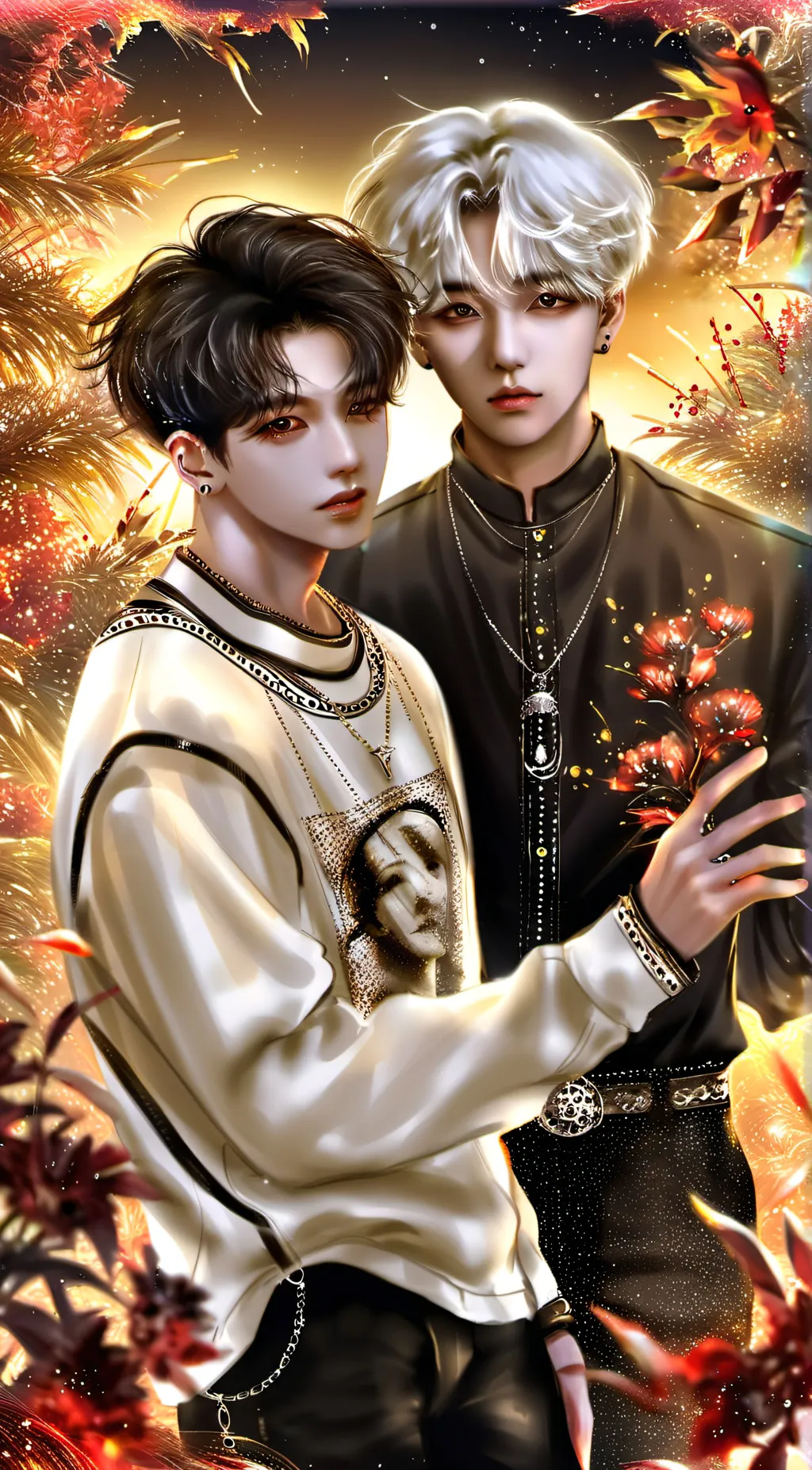 ai character: suga (from bts) background