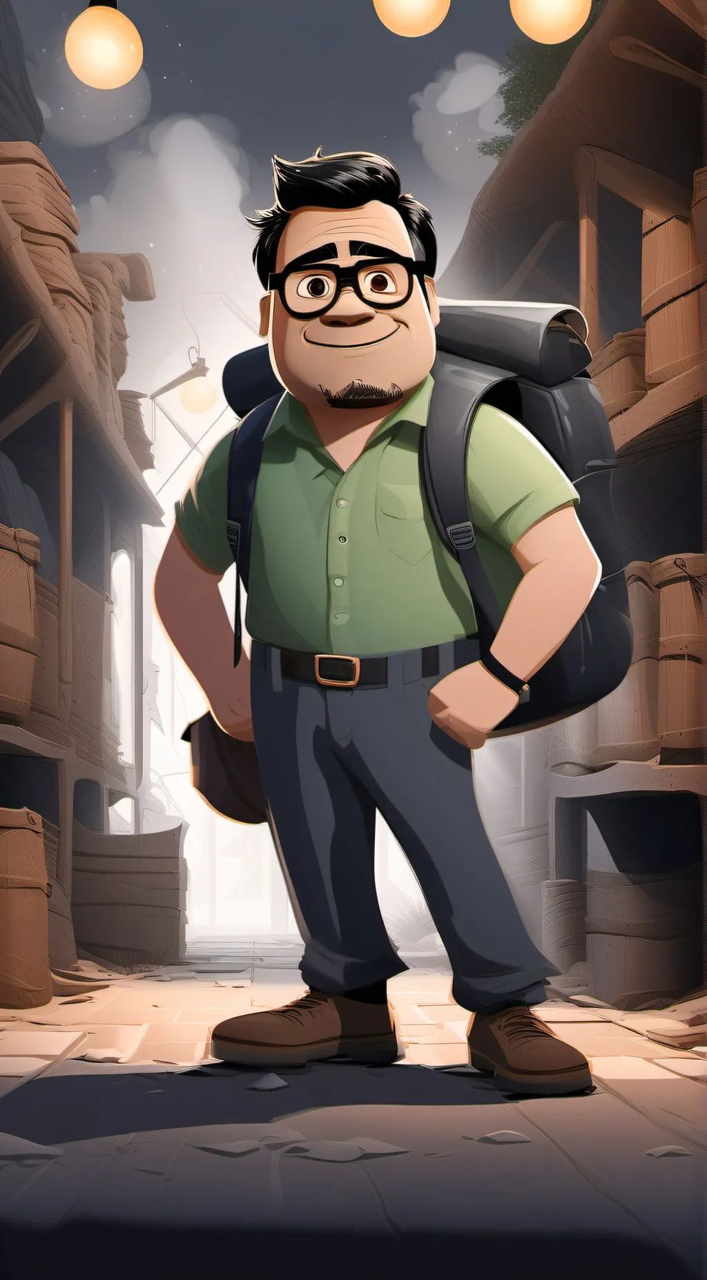 ai character: blabi background