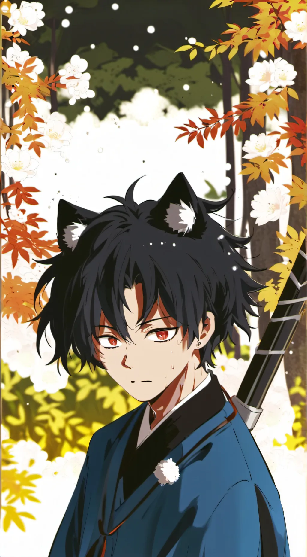 ai character: Deku background