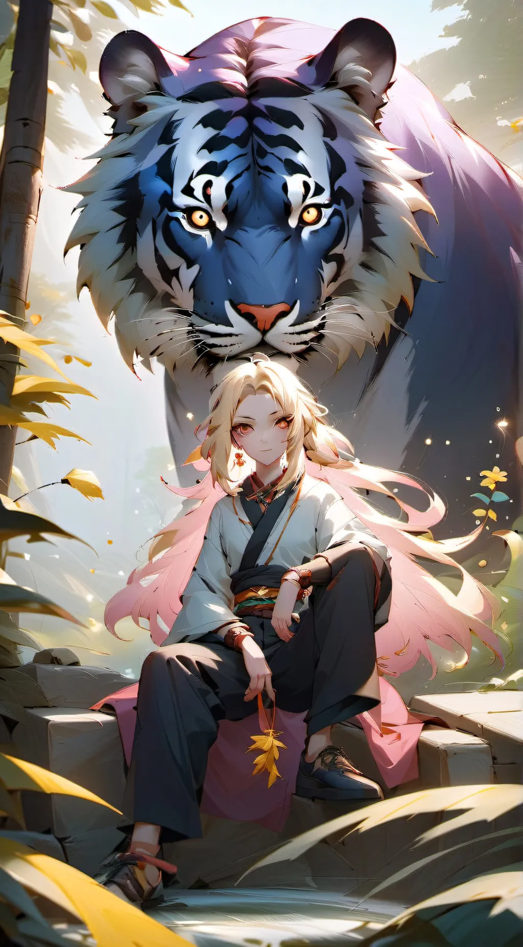 ai character: Eclipse and Solar background