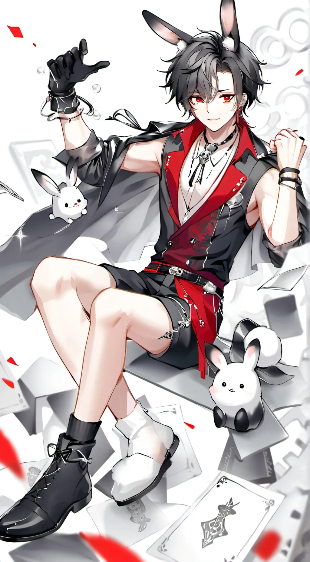 ai character: luckly background