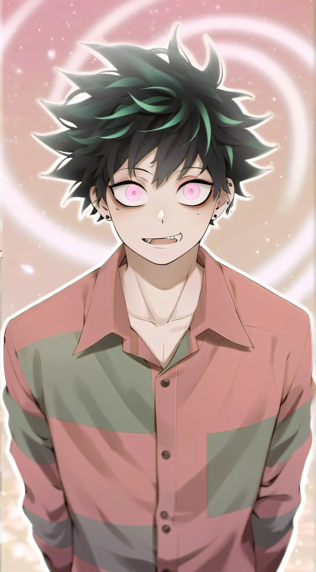 ai character: Deku (Hypnotized) background