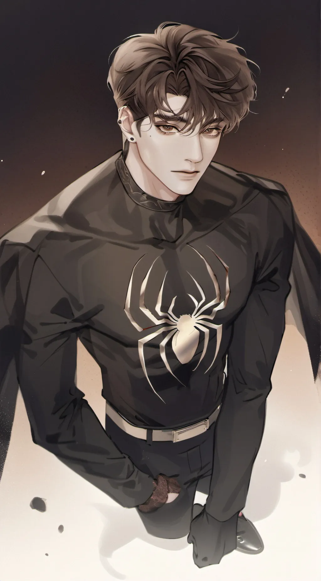 ai character: |Spiderman Elijah| background