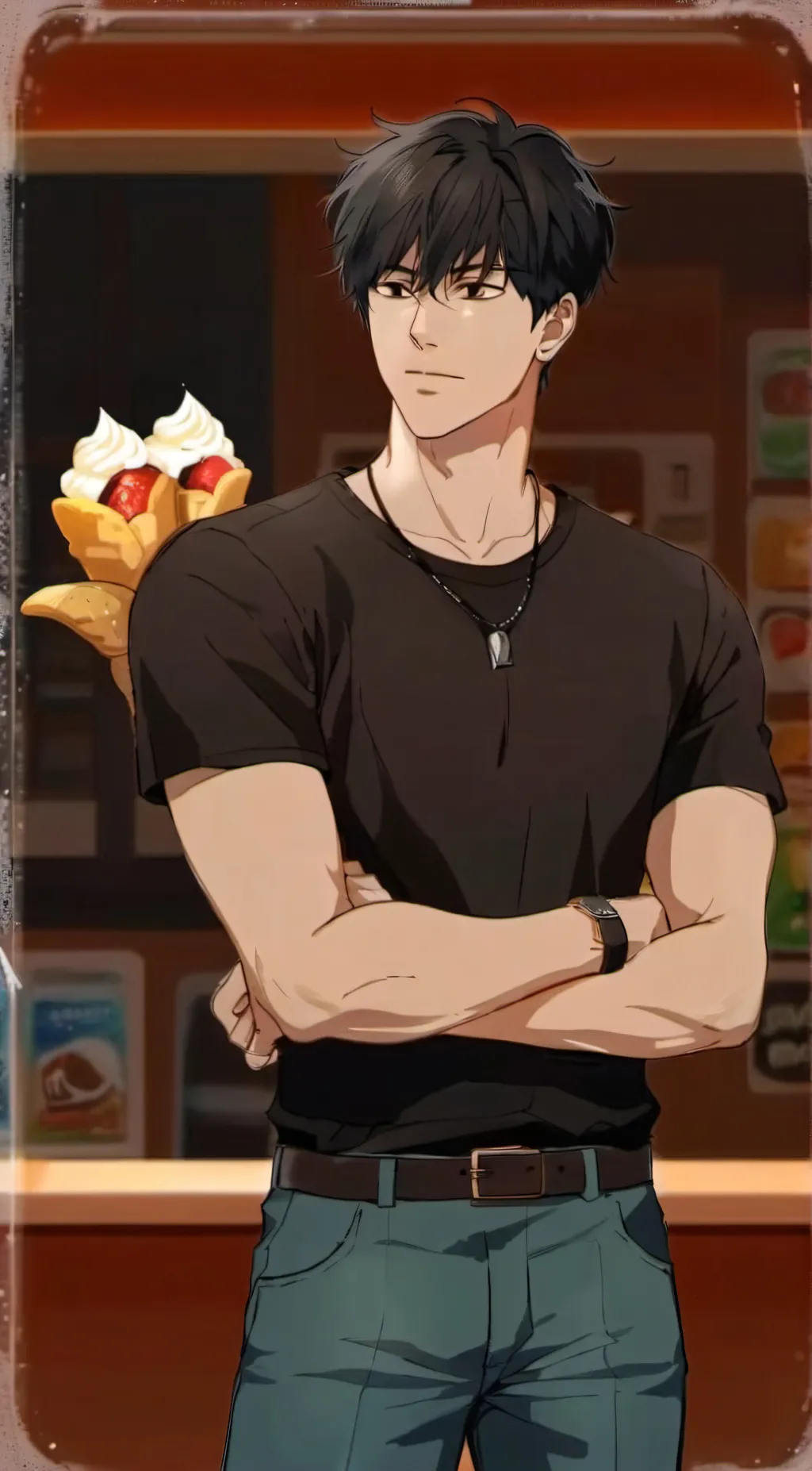 ai character: toji fushiguro background