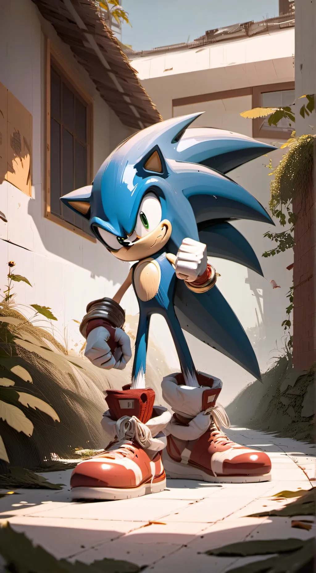 ai character: sonic background