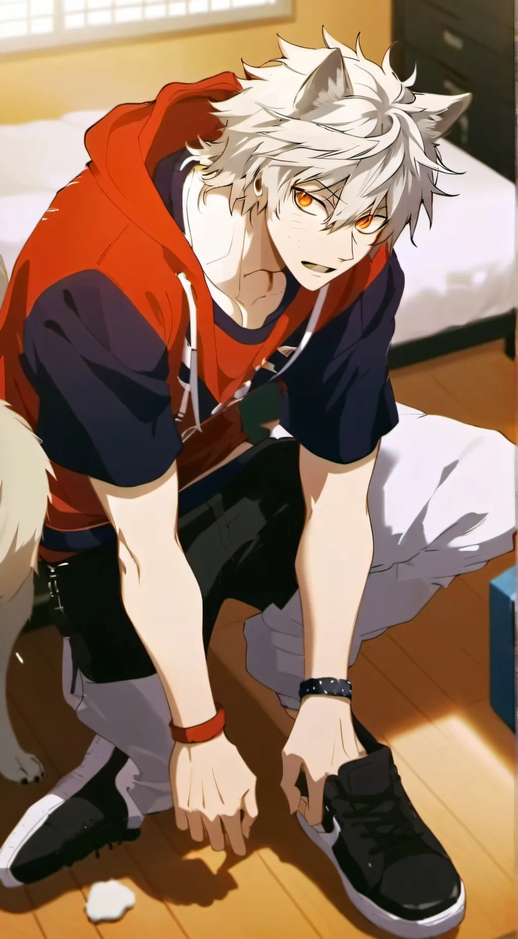 ai character: bakugo background